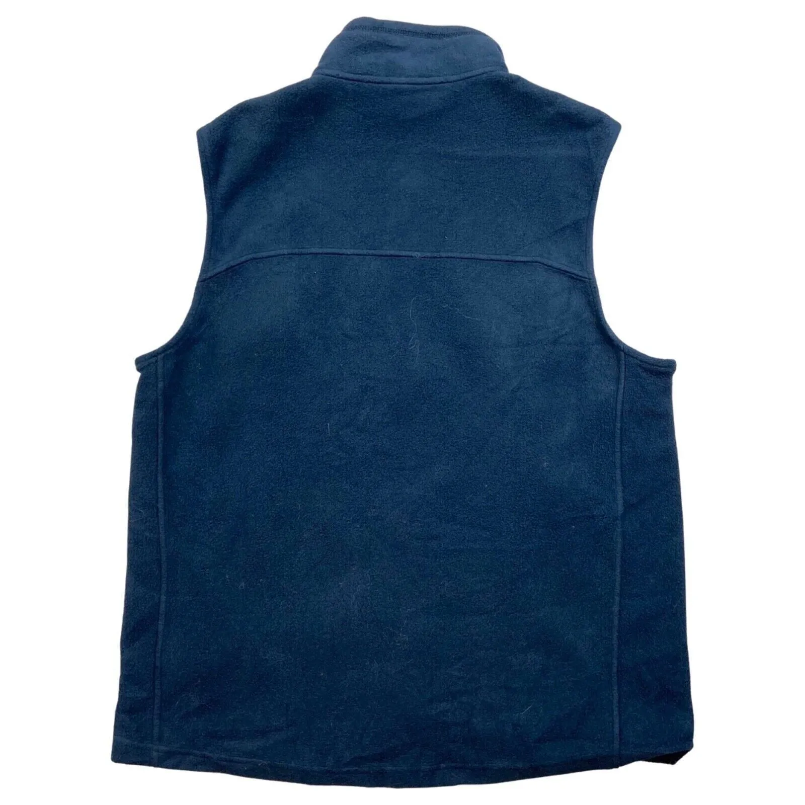 00s Navy Blue Patagonia Fleece Body-Warmer Gilet L