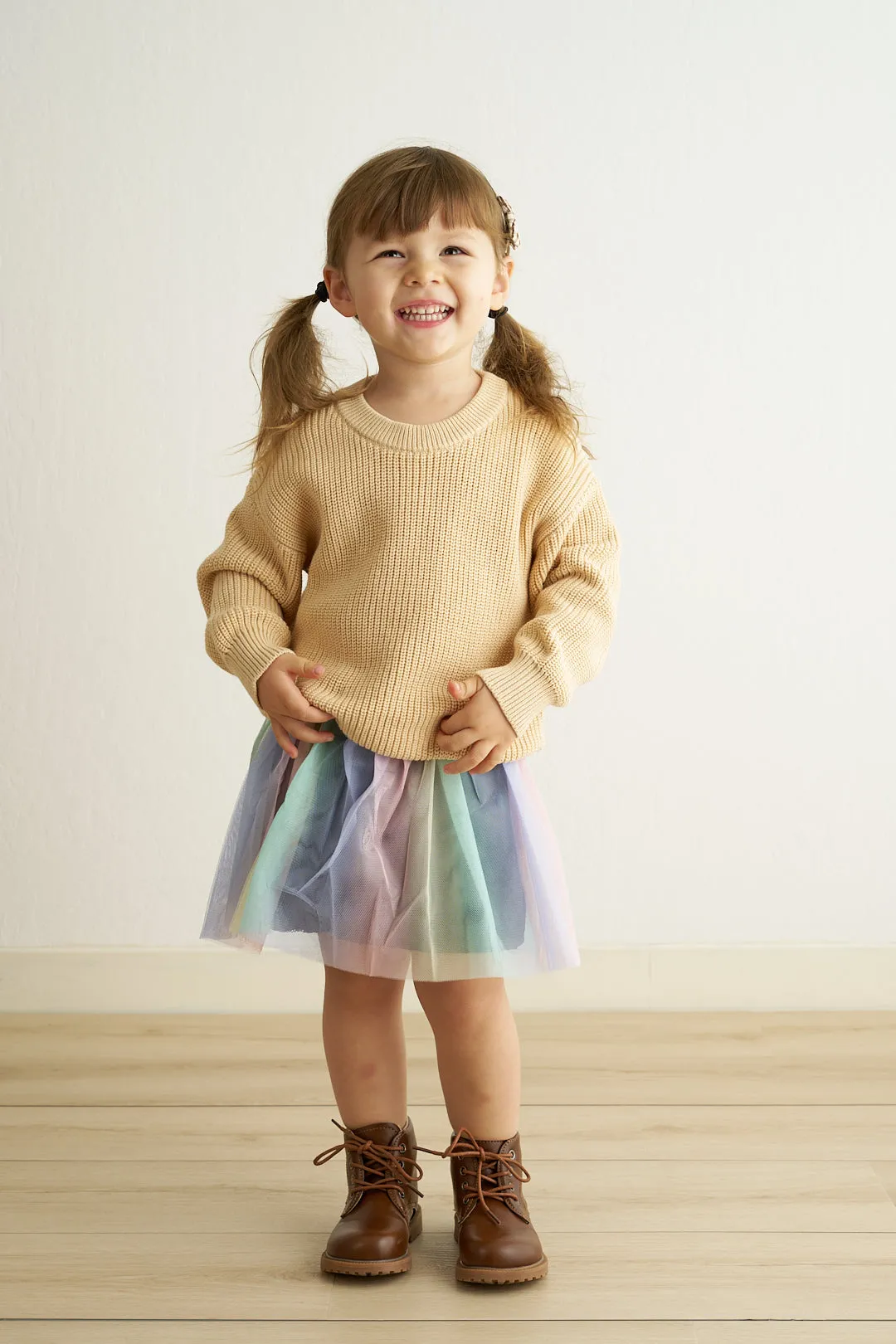 Beige pullover sweater