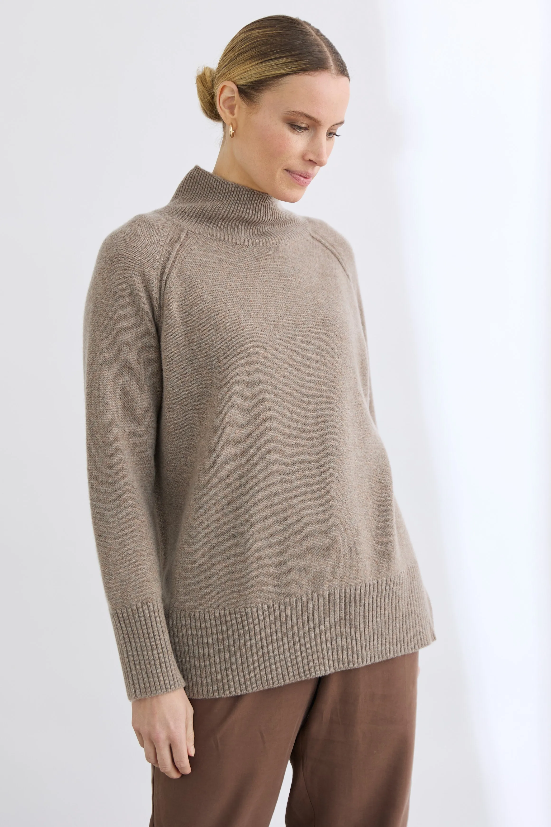 Blair Mock Neck Funnel