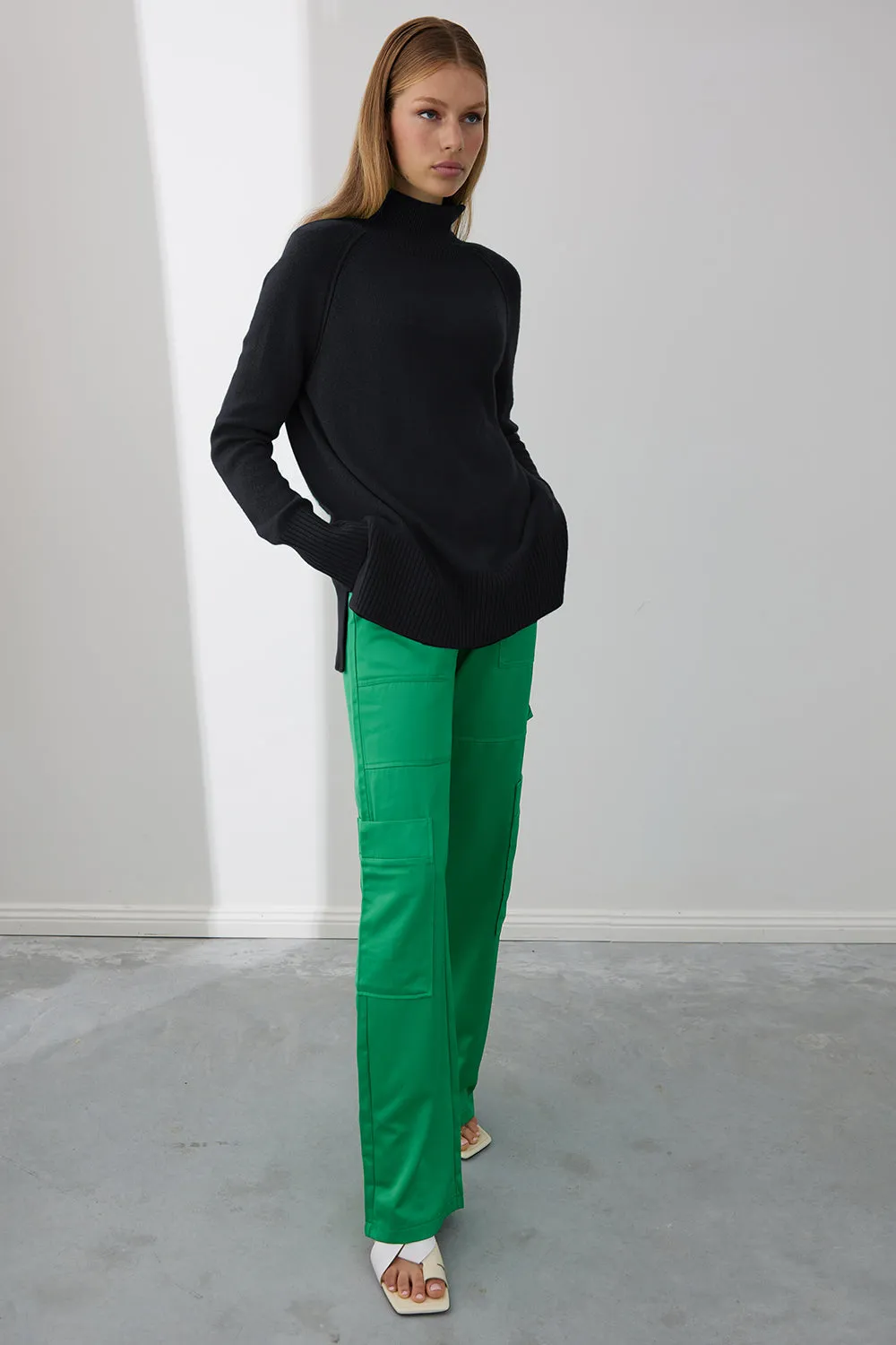 Blair Mock Neck Funnel