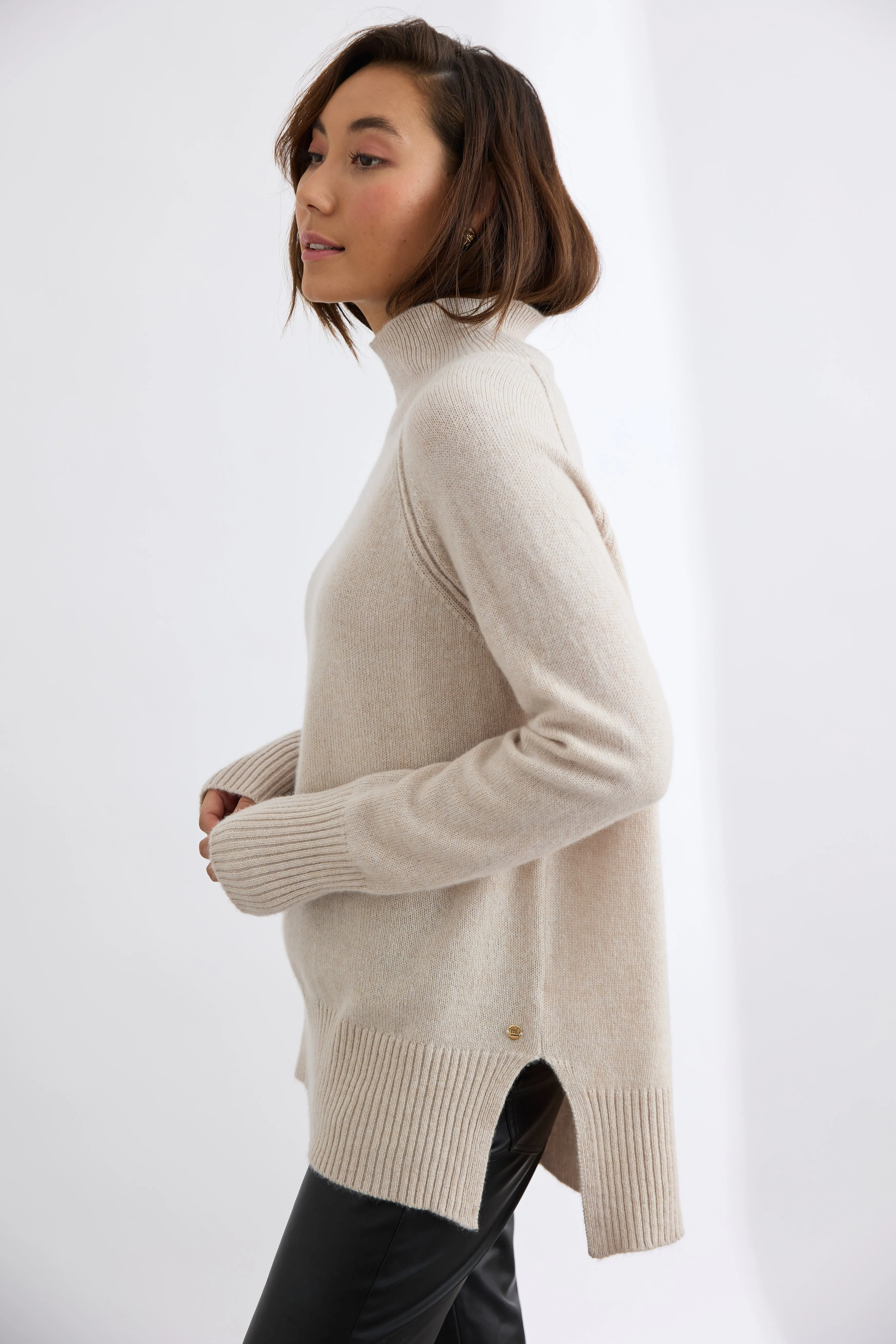 Blair Mock Neck Funnel