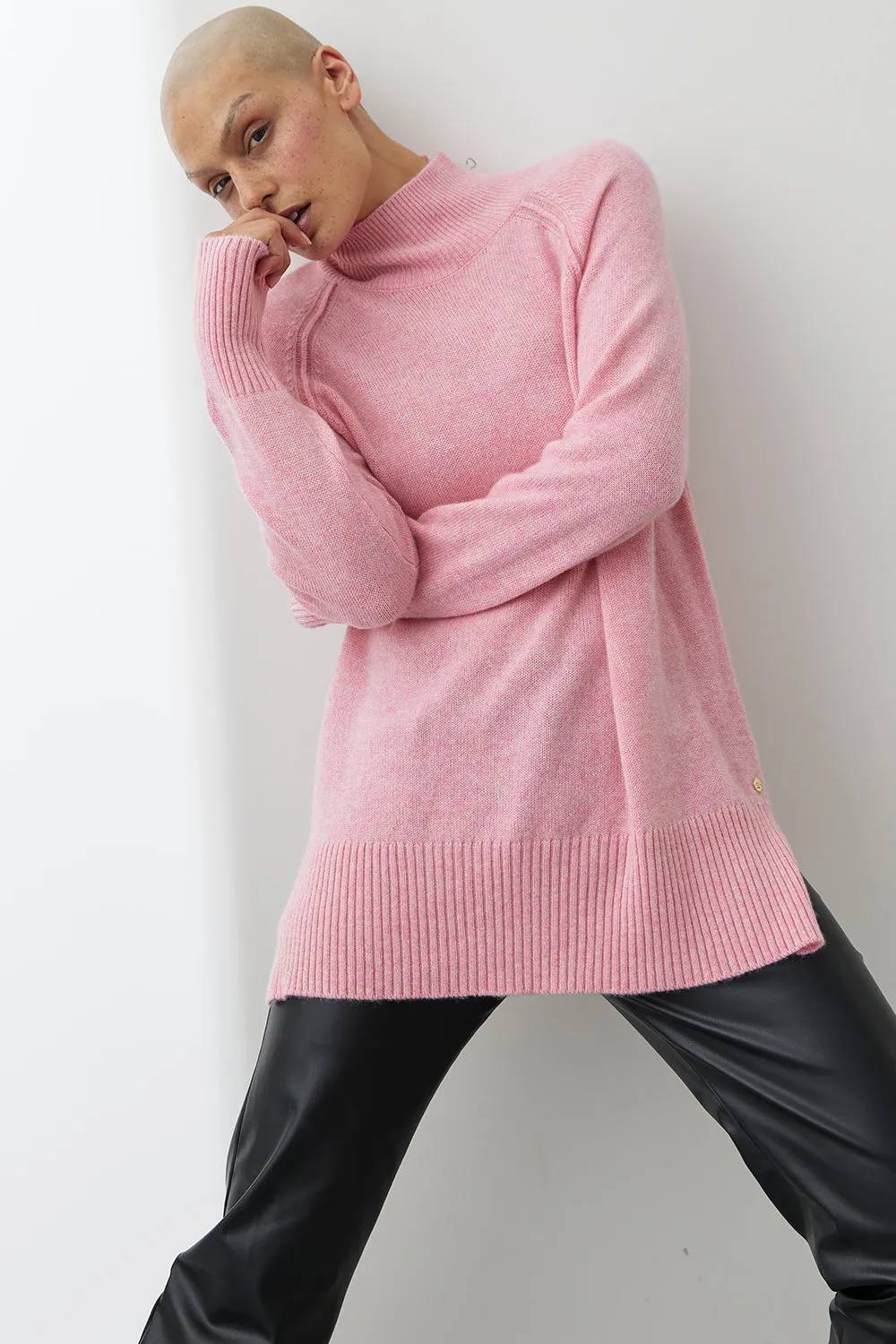 Blair Mock Neck Funnel