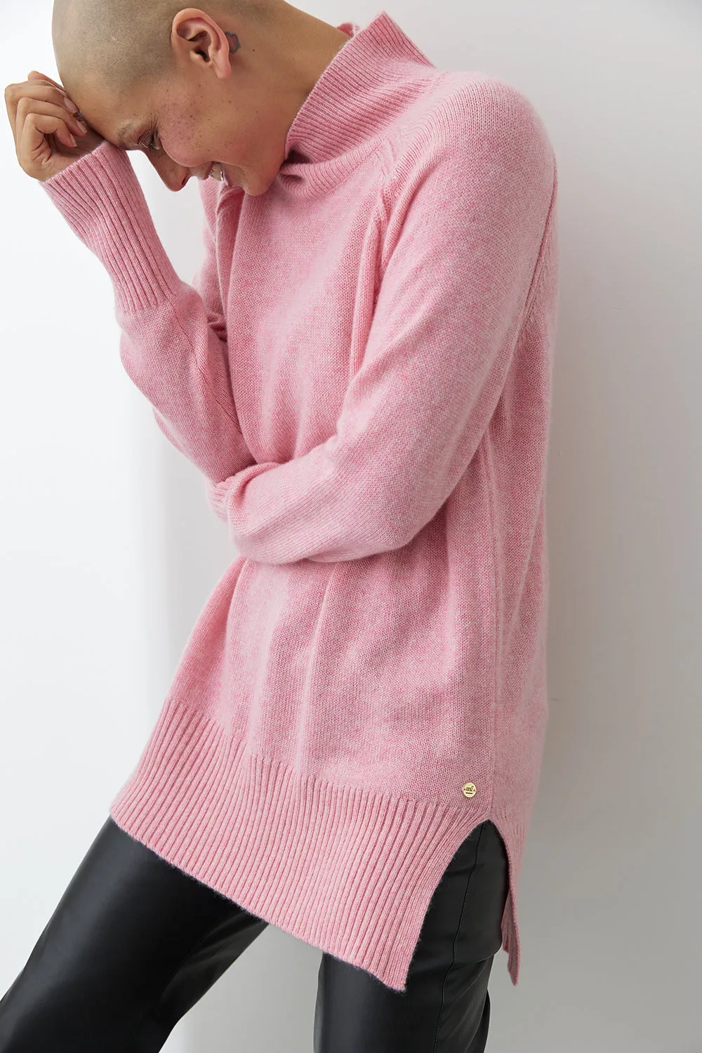 Blair Mock Neck Funnel