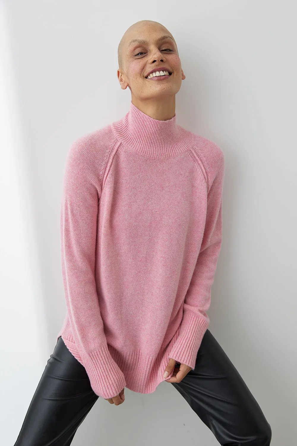 Blair Mock Neck Funnel