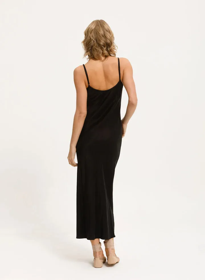 Cali Dreaming – Jones Slip Dress in Black