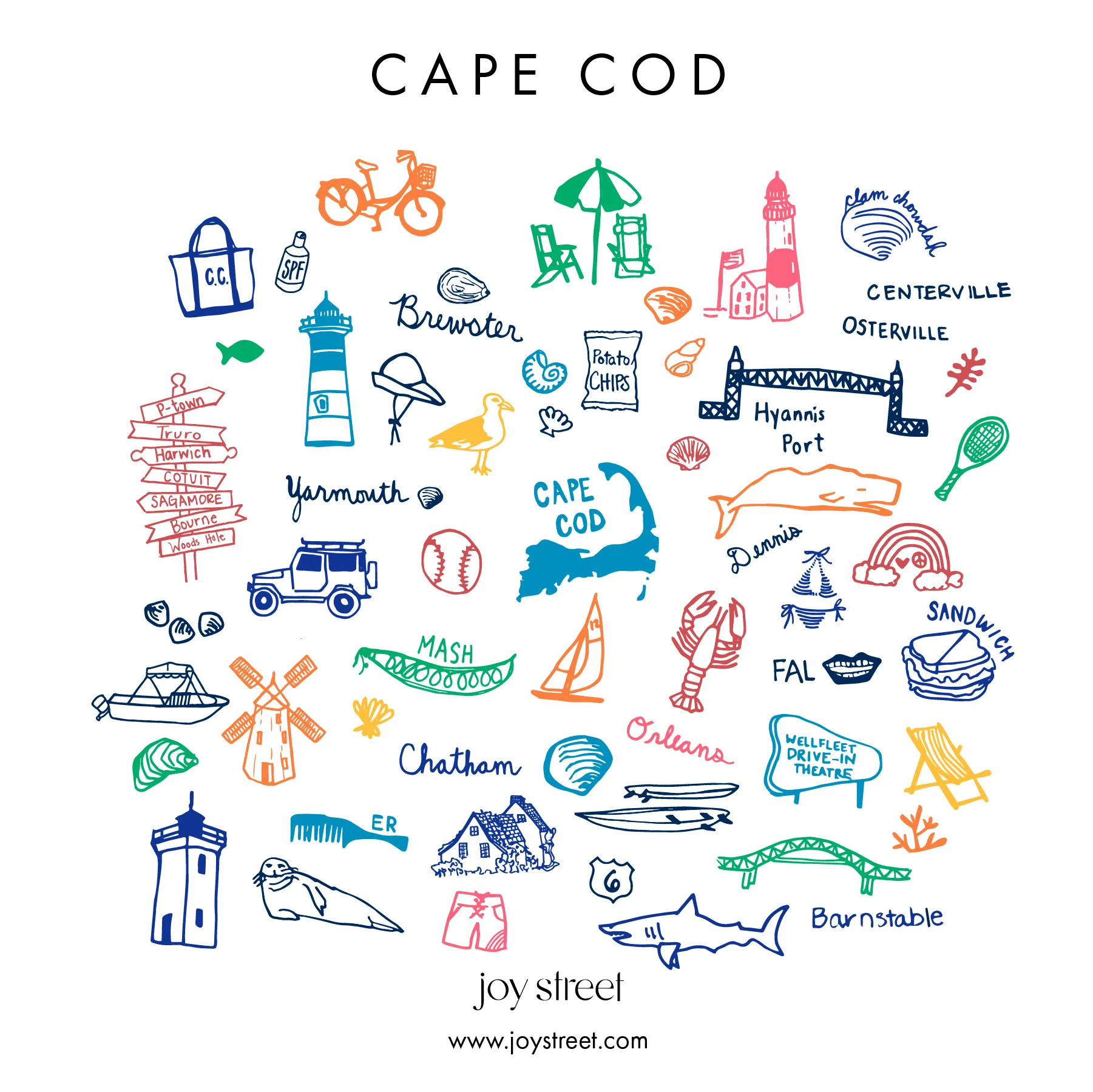 Cape Cod Zip Baby Onesie