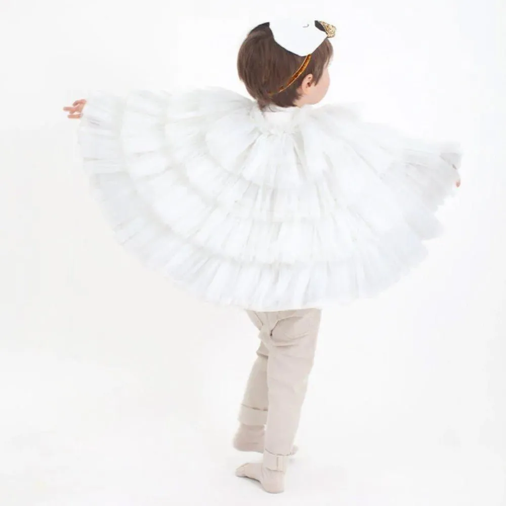 Cape Et Chapeau Déguisement De Cygne