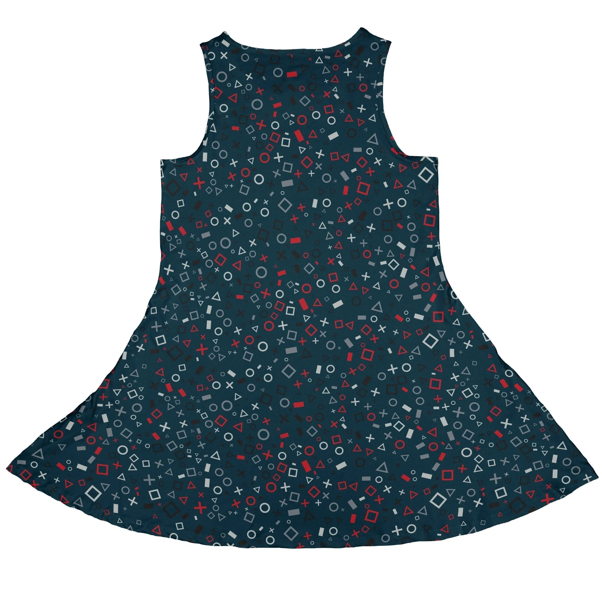 Controller Gamepad Icons Teal Video Game Dress