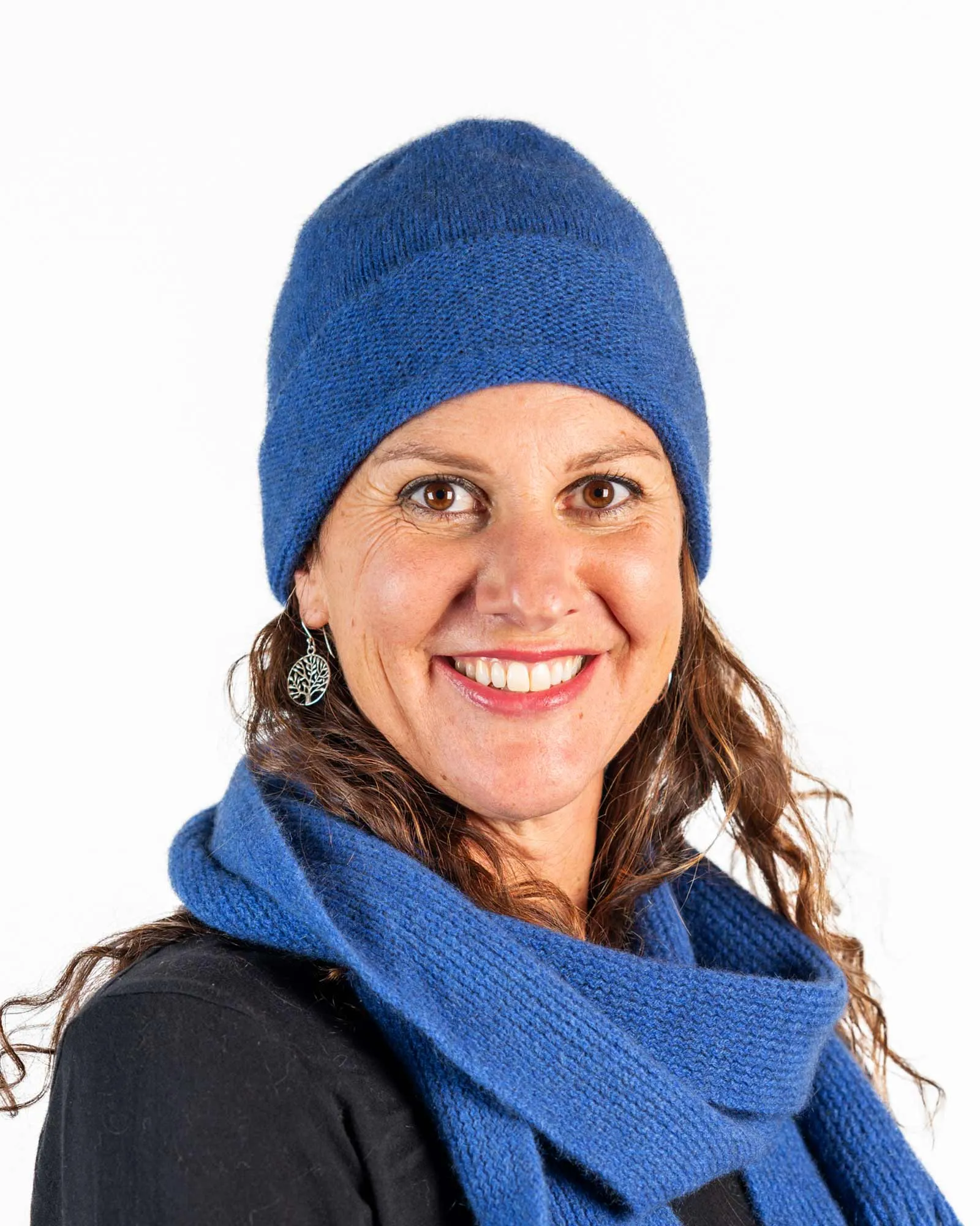 Cornflower Blue Plain Beanie Hat - NX101