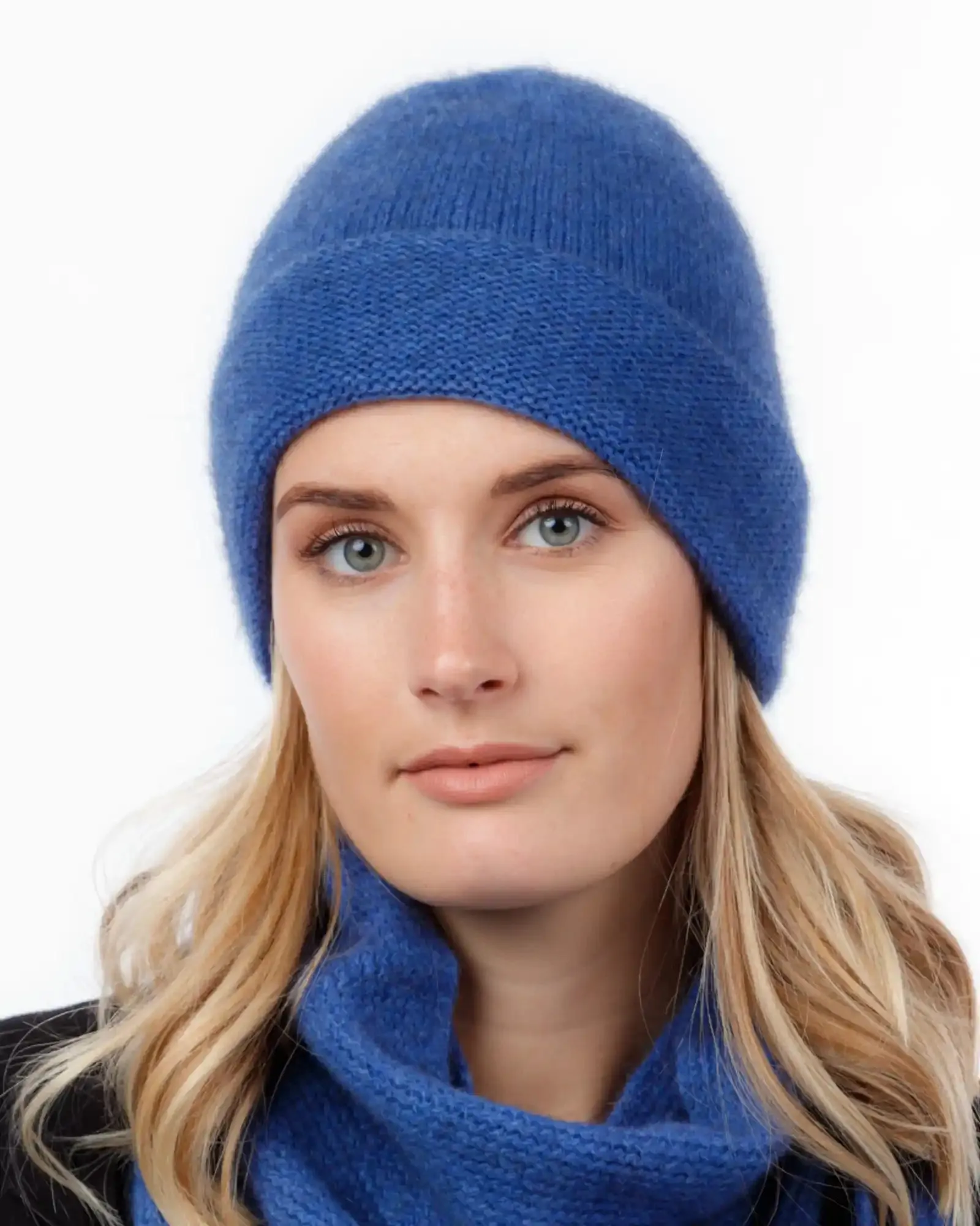 Cornflower Blue Plain Beanie Hat - NX101