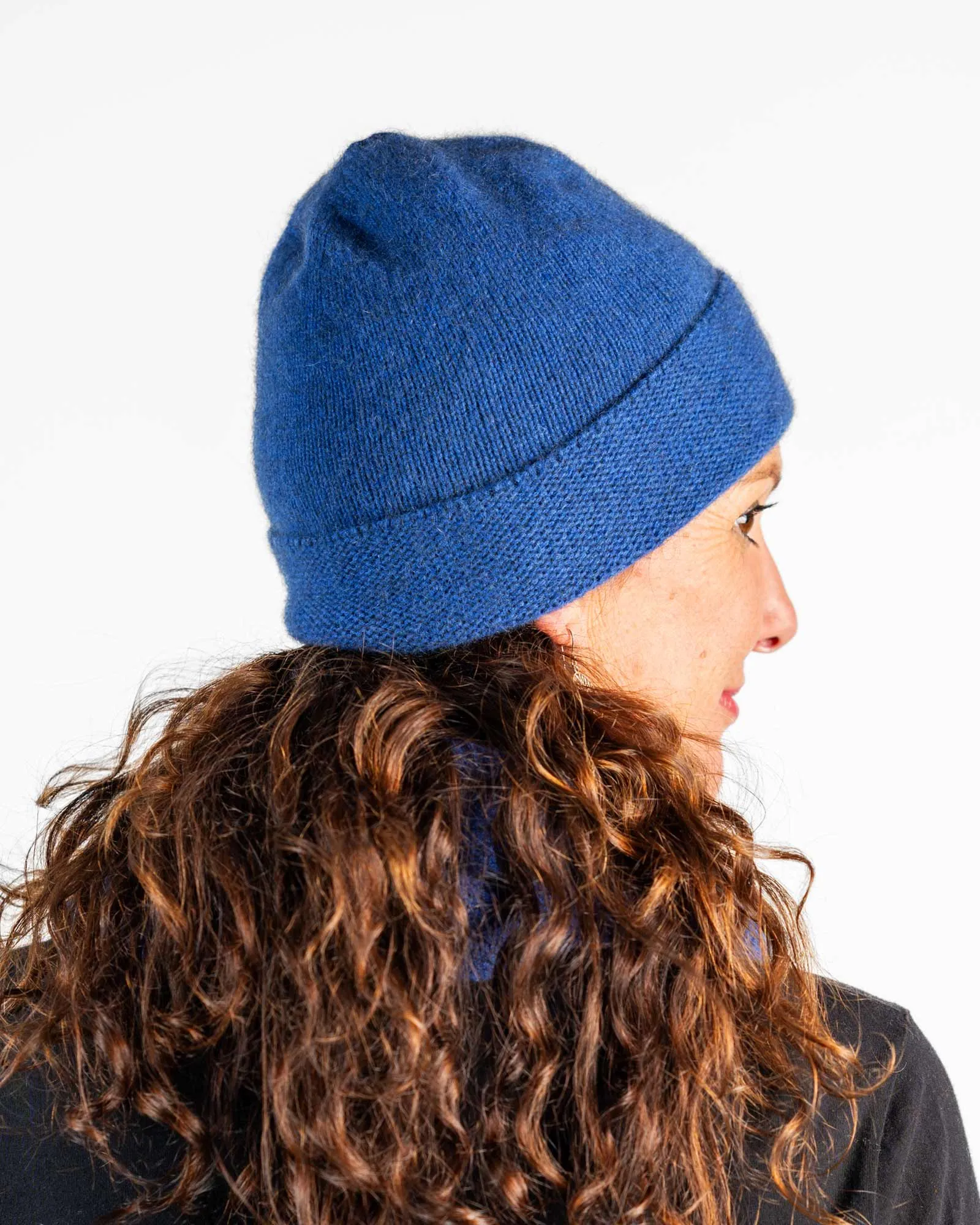 Cornflower Blue Plain Beanie Hat - NX101