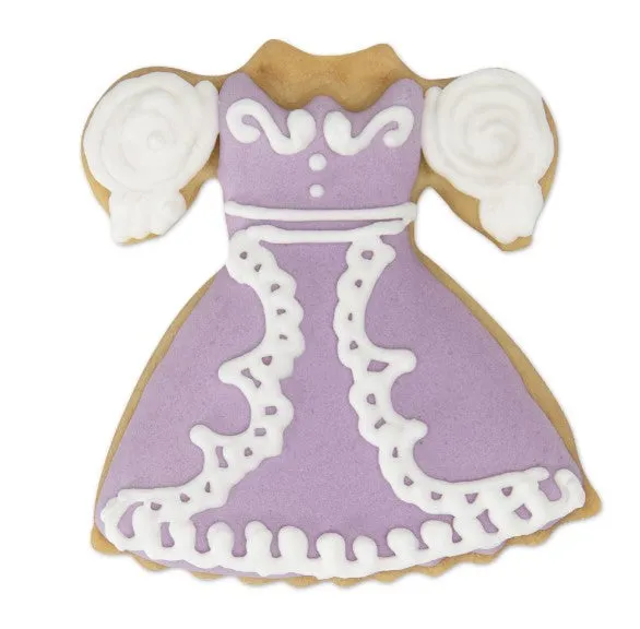 Dress Cookie Cutter Stamper with Ejector 5cm