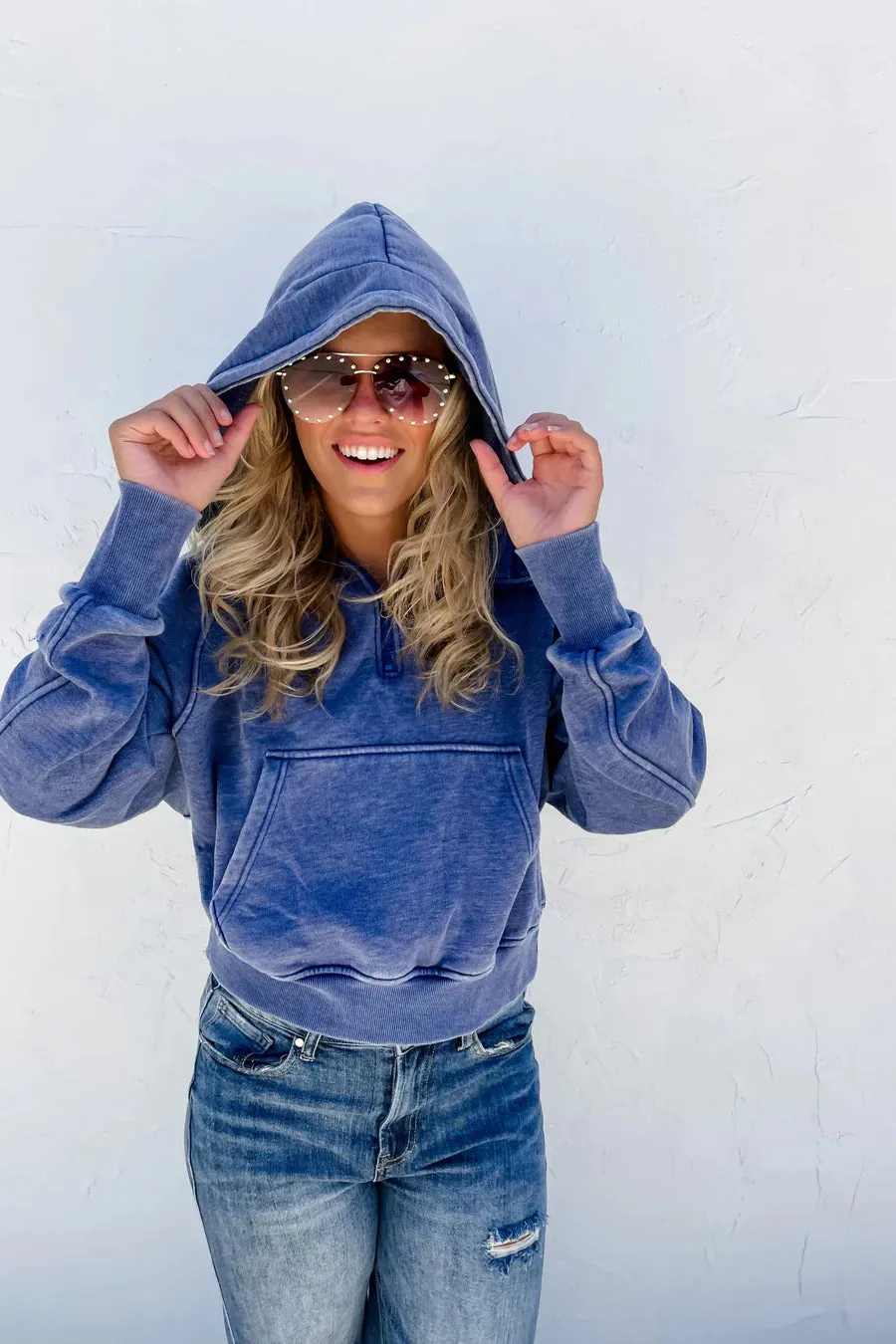 Easy Does It Pullover (Blue)