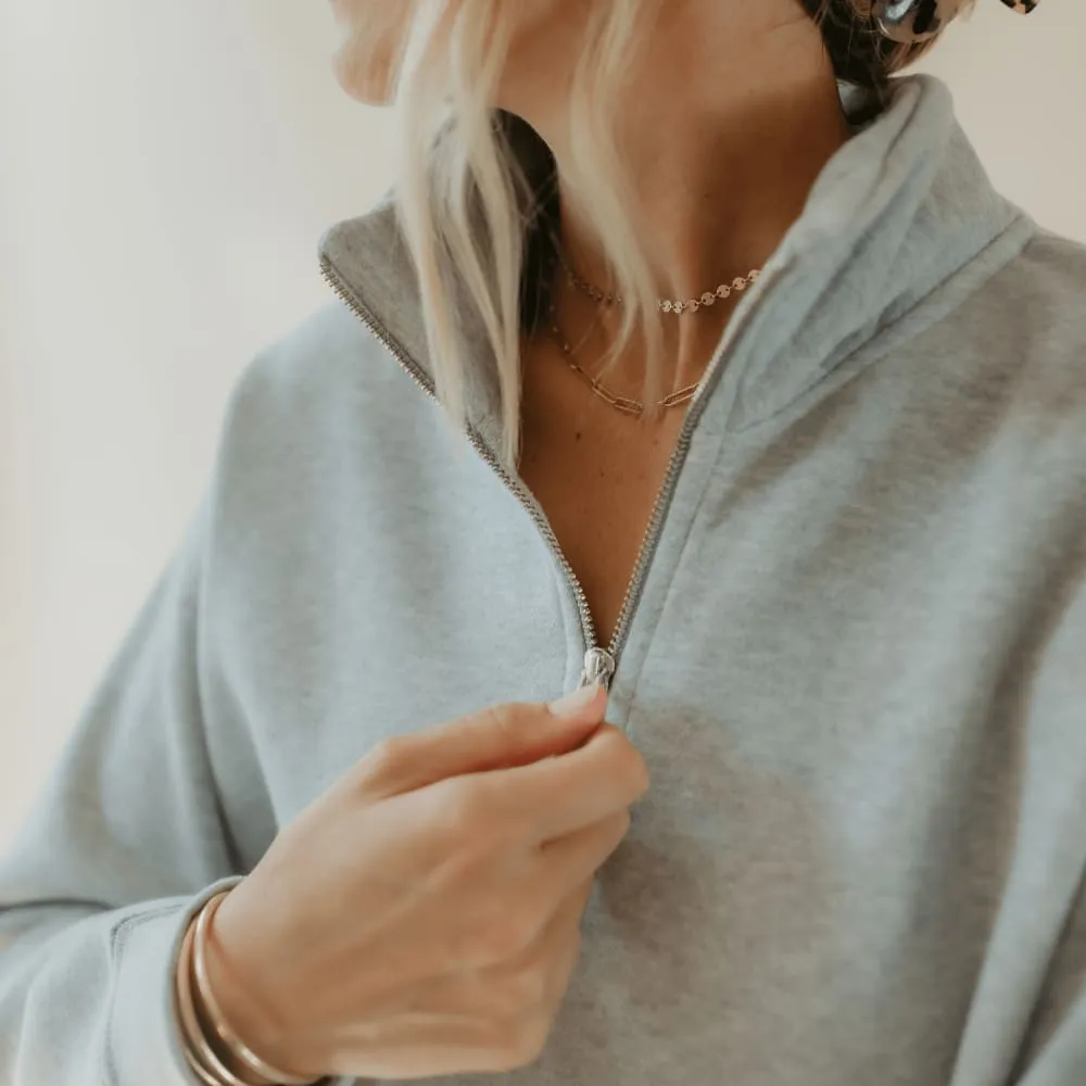 Fleece Quarter Zip Pullover