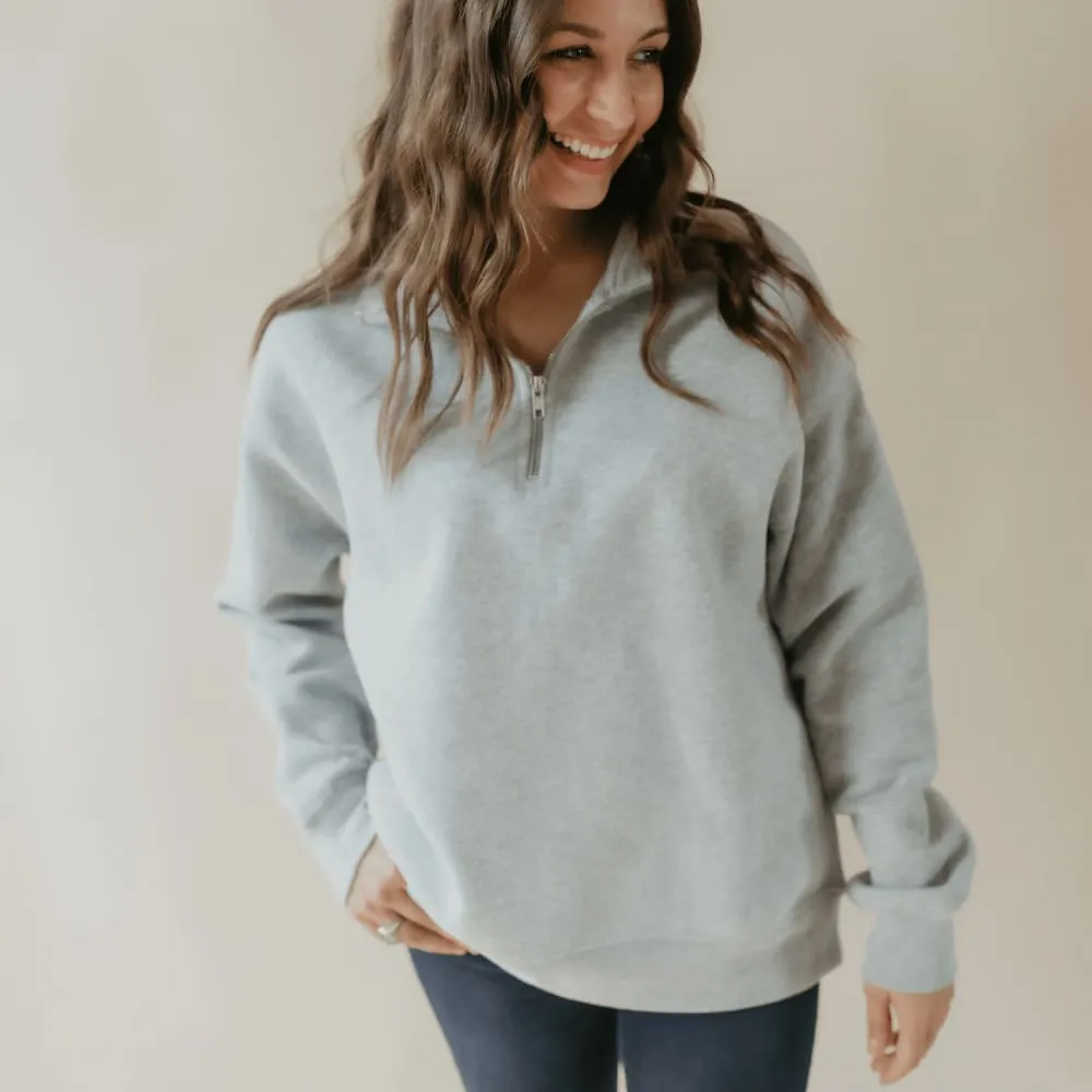 Fleece Quarter Zip Pullover