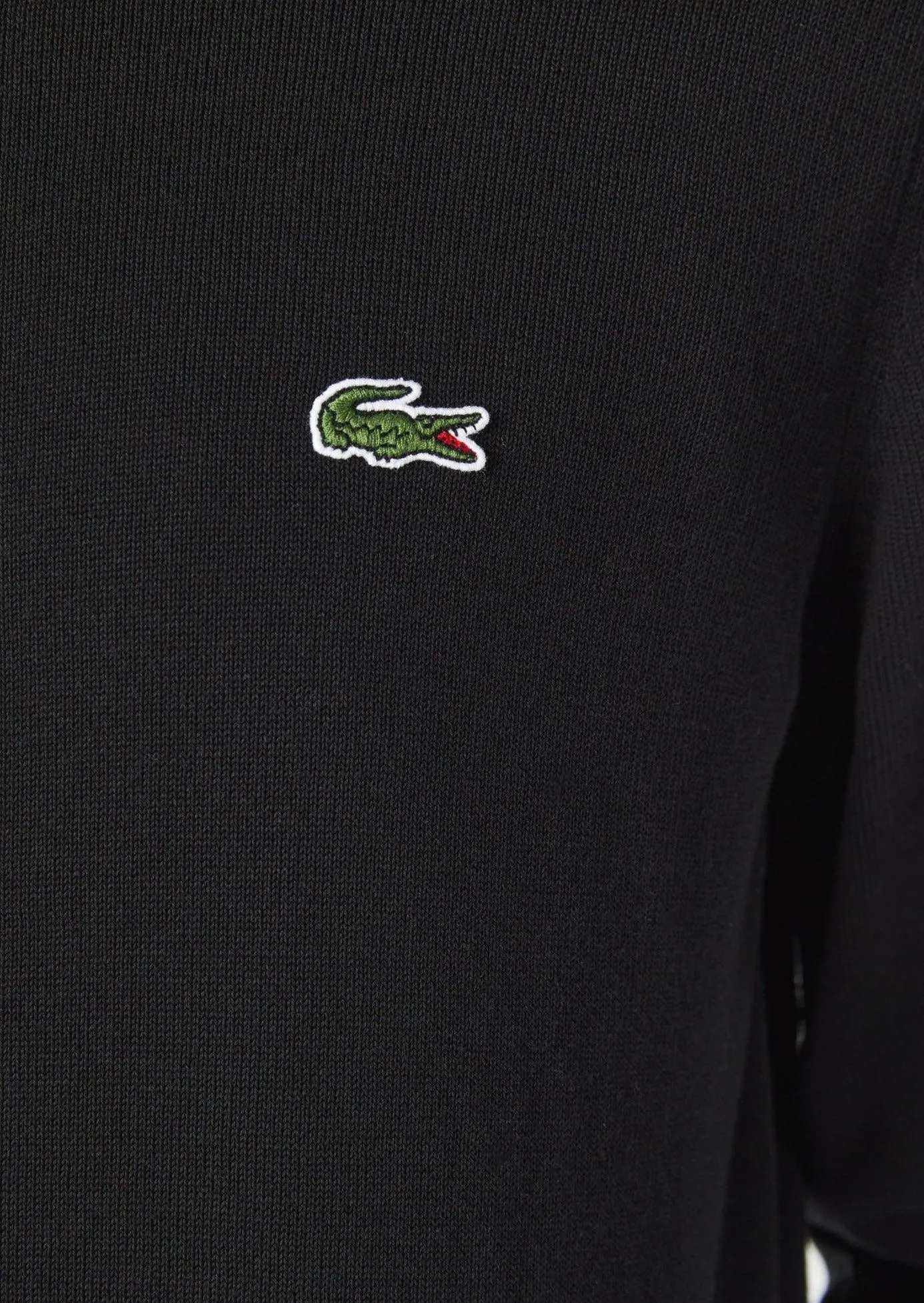 Gilet zippé Lacoste noir