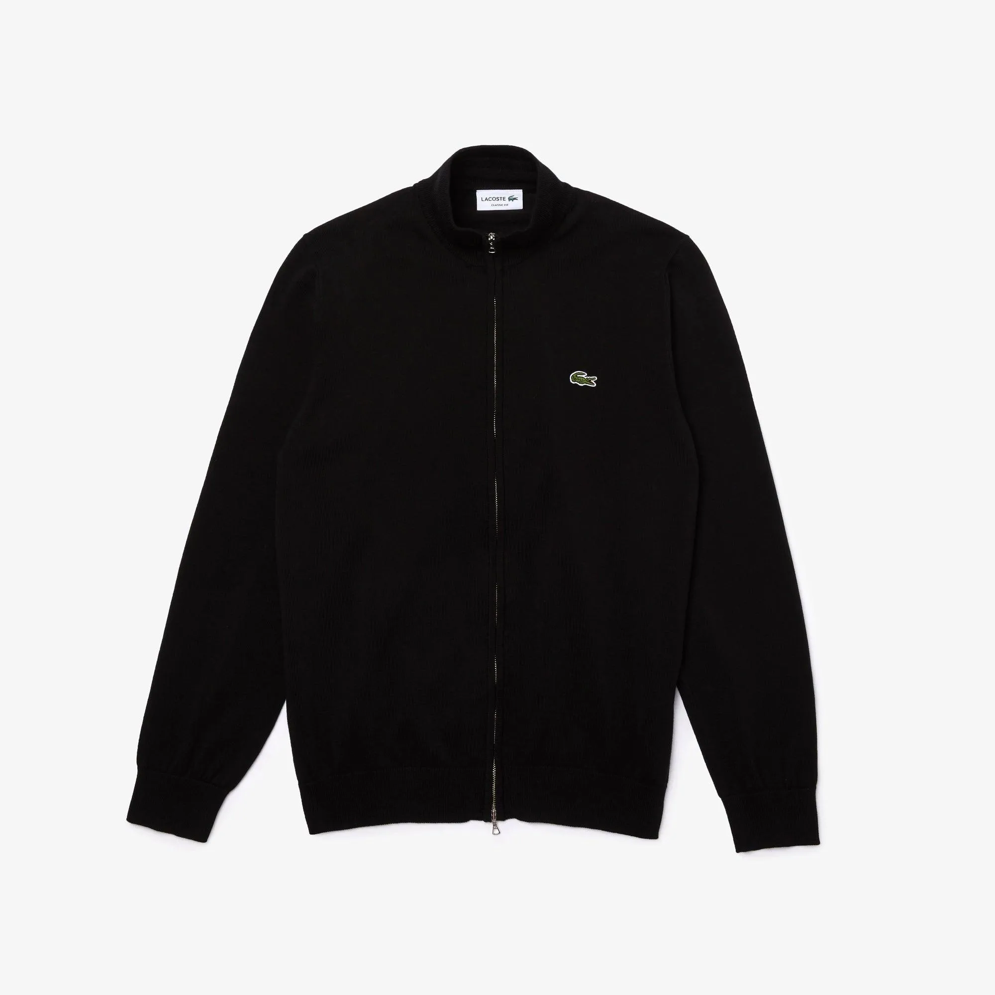 Gilet zippé Lacoste noir