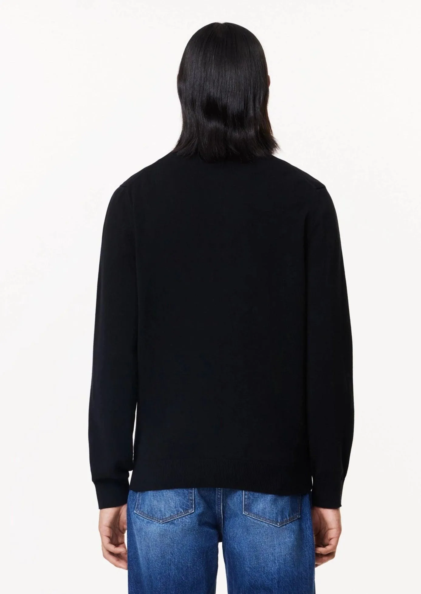 Gilet zippé Lacoste noir