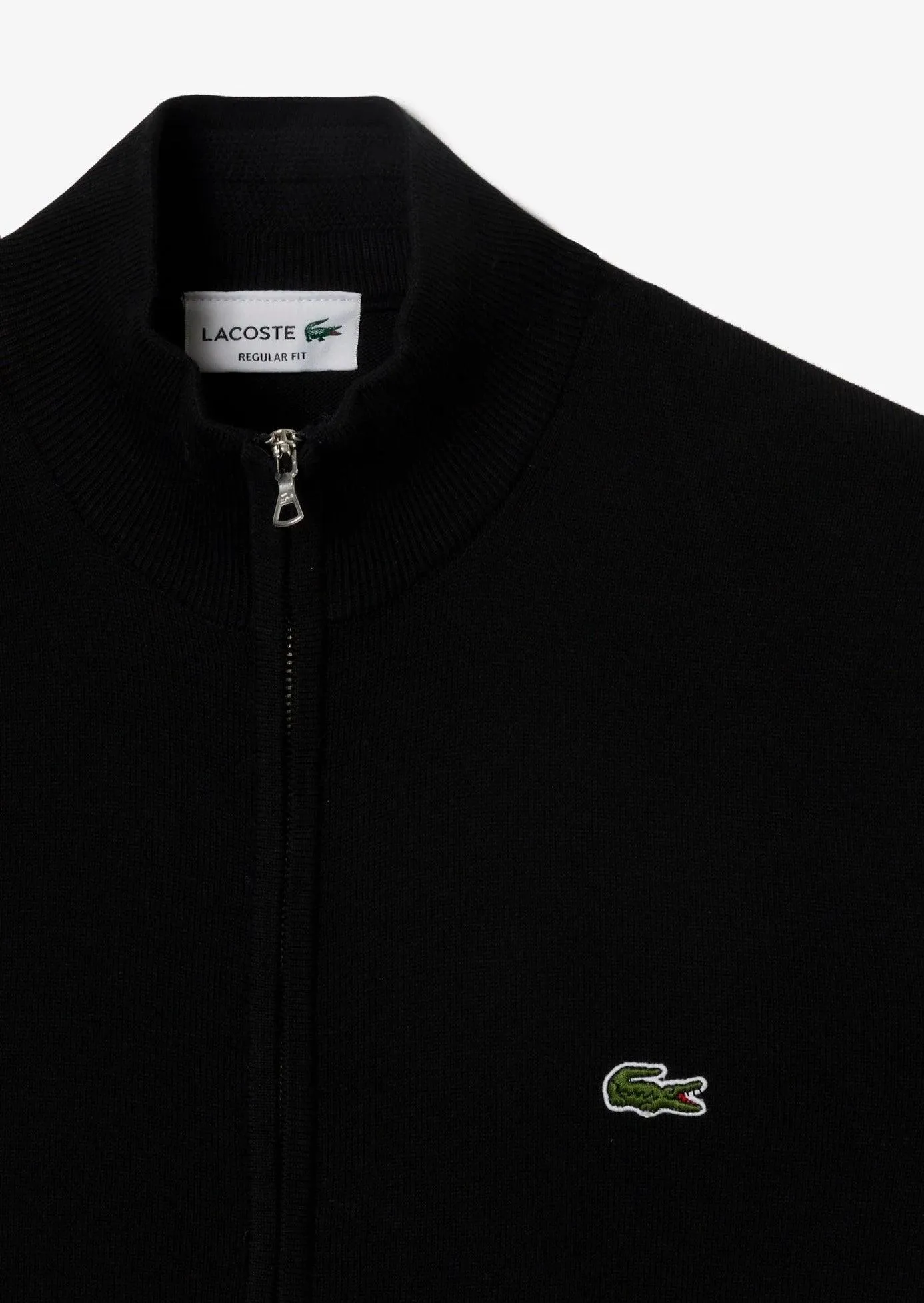 Gilet zippé Lacoste noir