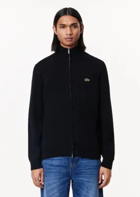 Gilet zippé Lacoste noir