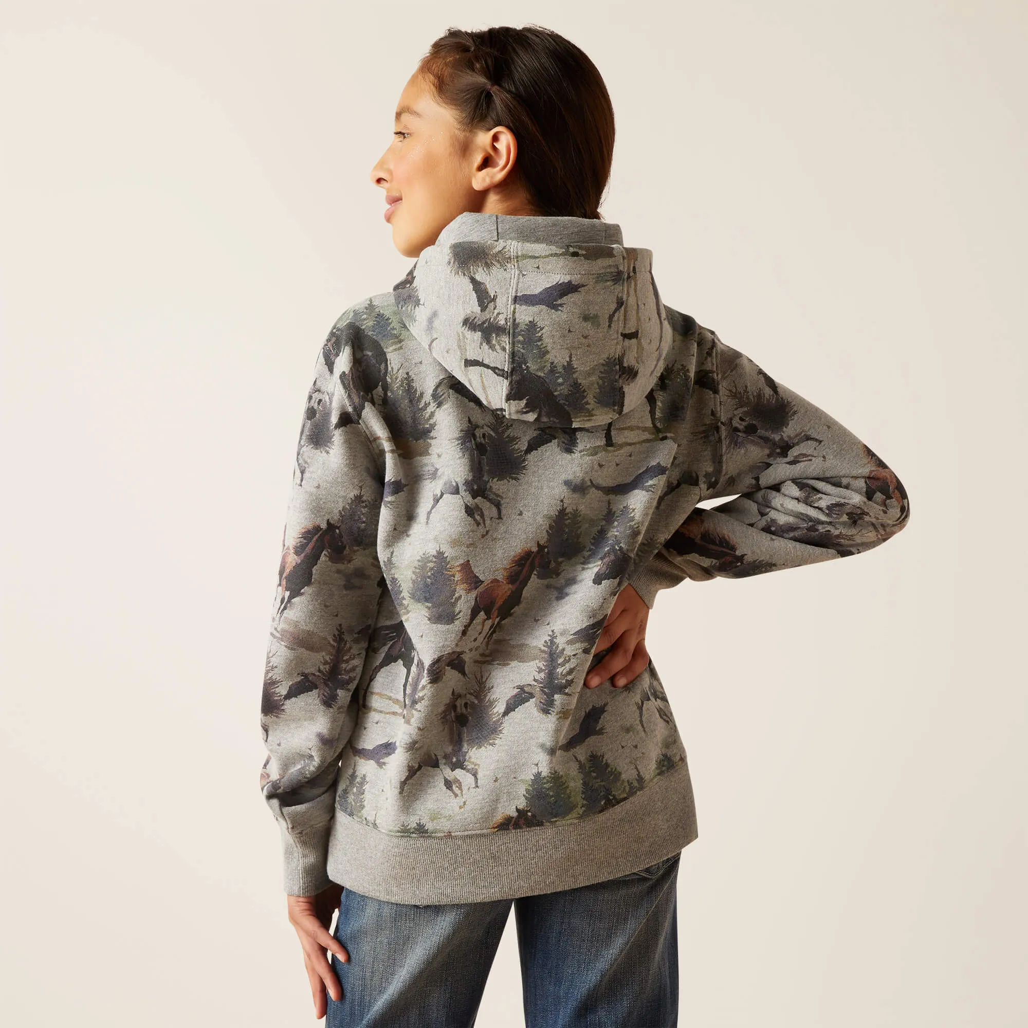Girl's Ariat Misty Horse Hoodie #10047331