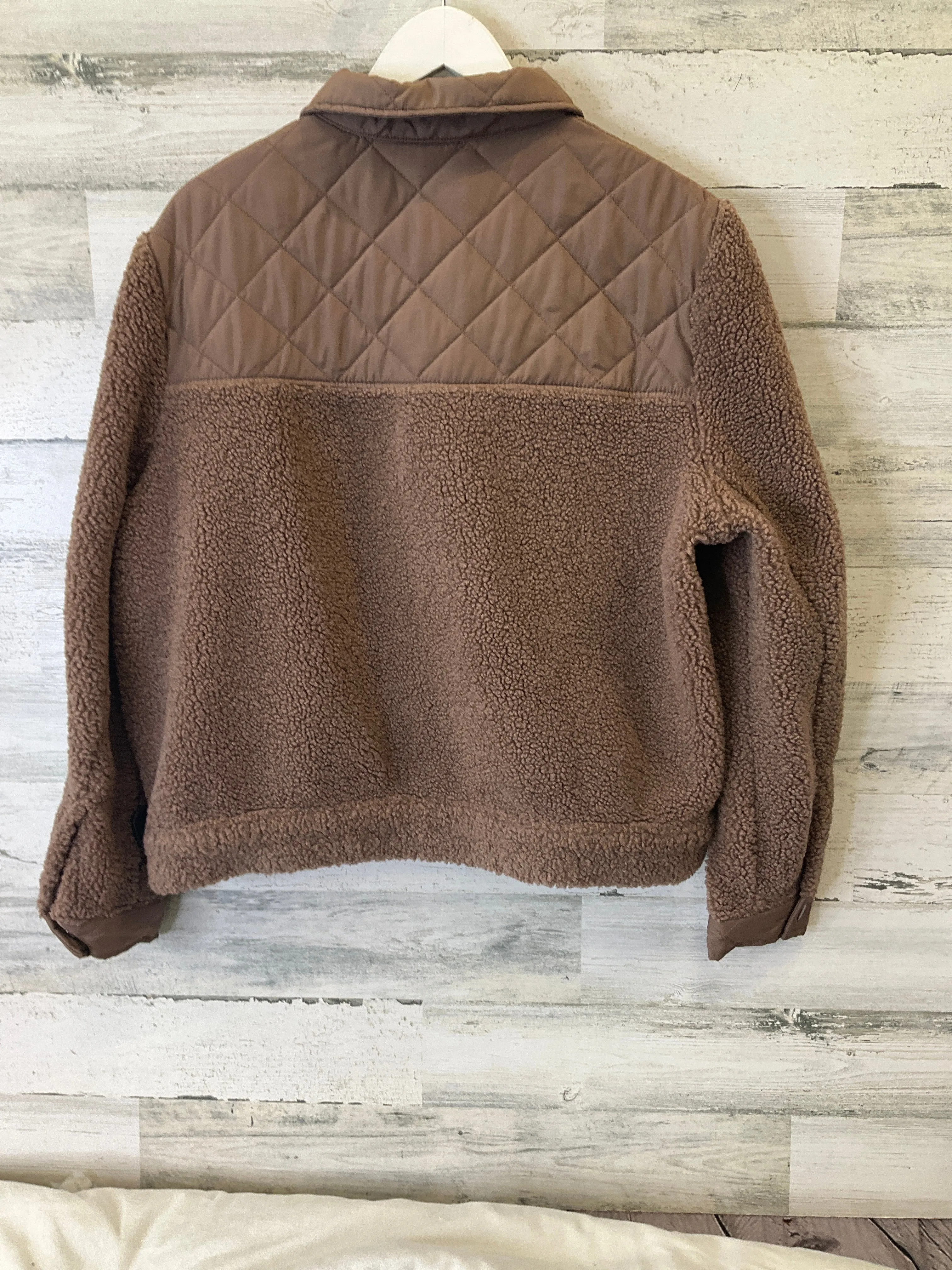 Jacket Faux Fur & Sherpa By Falls Creek In Brown, Size: Xl