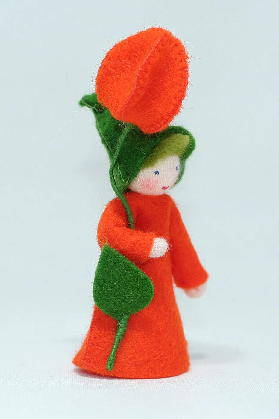 Japanese Lantern Prince Felted Waldorf Doll