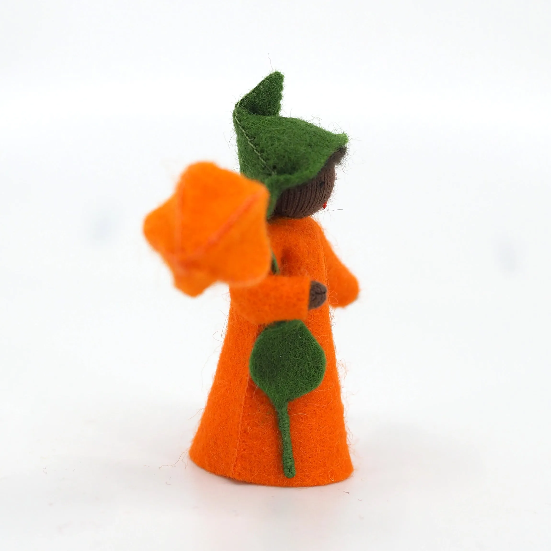Japanese Lantern Prince Felted Waldorf Doll