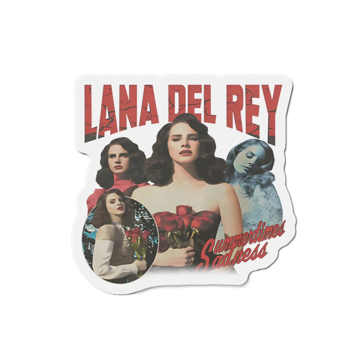 Lana Del Rey Summertime Sadness Die-Cut Magnet