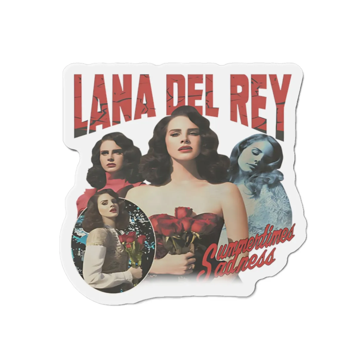 Lana Del Rey Summertime Sadness Die-Cut Magnet