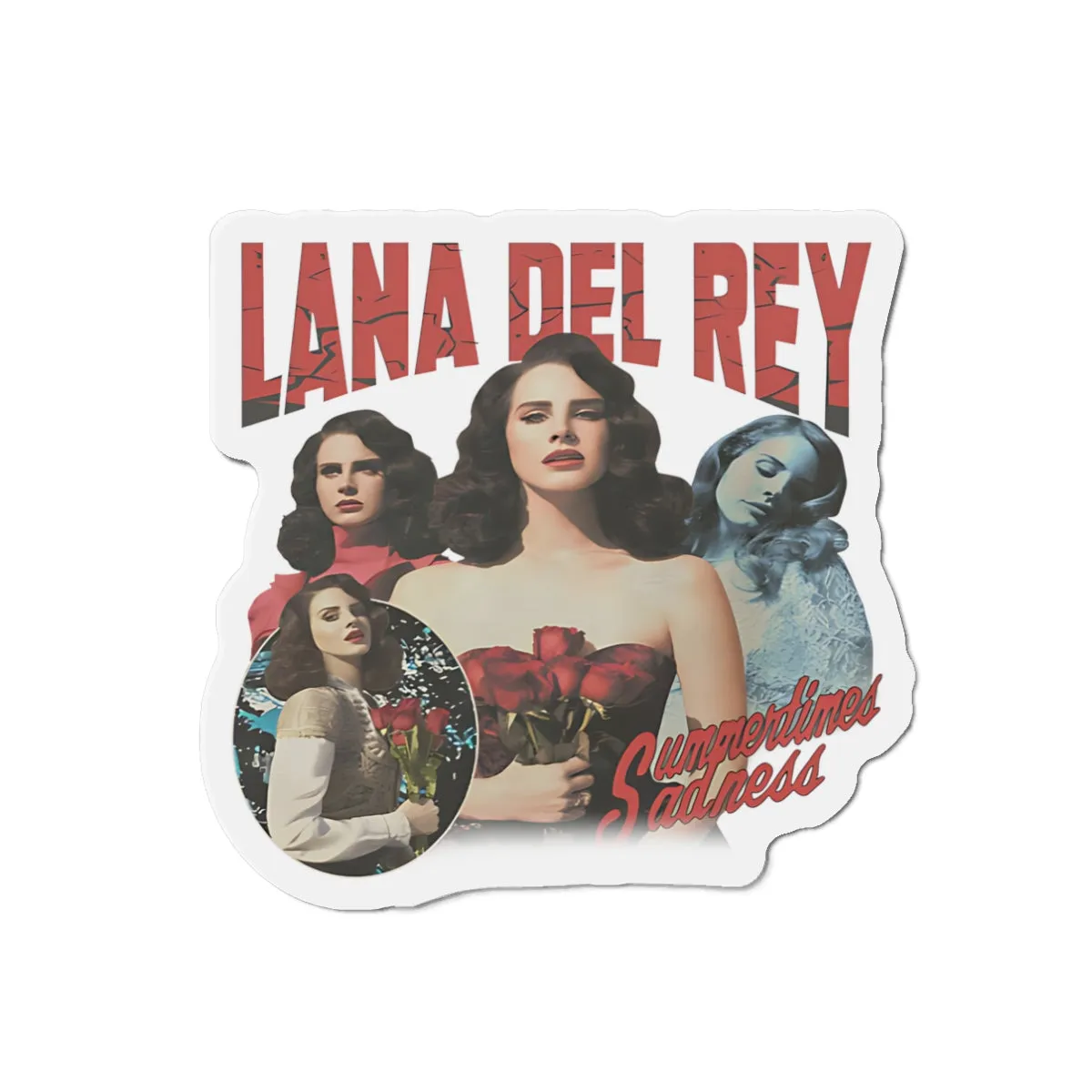 Lana Del Rey Summertime Sadness Die-Cut Magnet