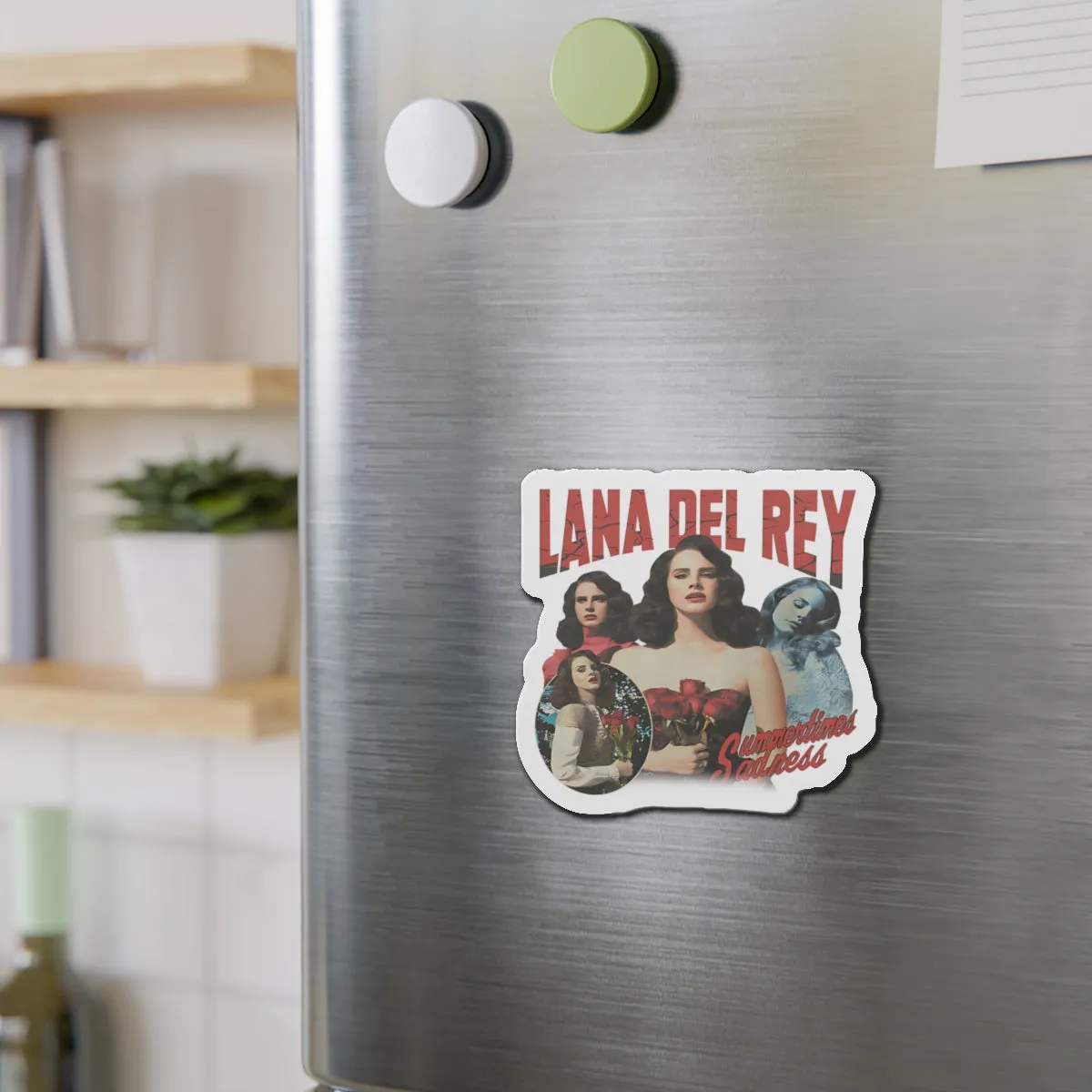 Lana Del Rey Summertime Sadness Die-Cut Magnet
