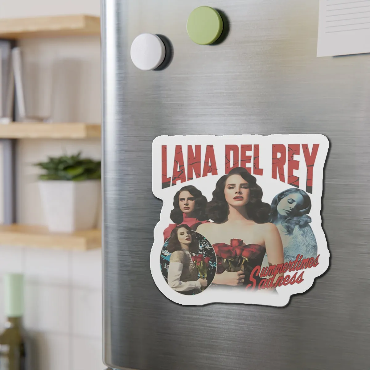Lana Del Rey Summertime Sadness Die-Cut Magnet