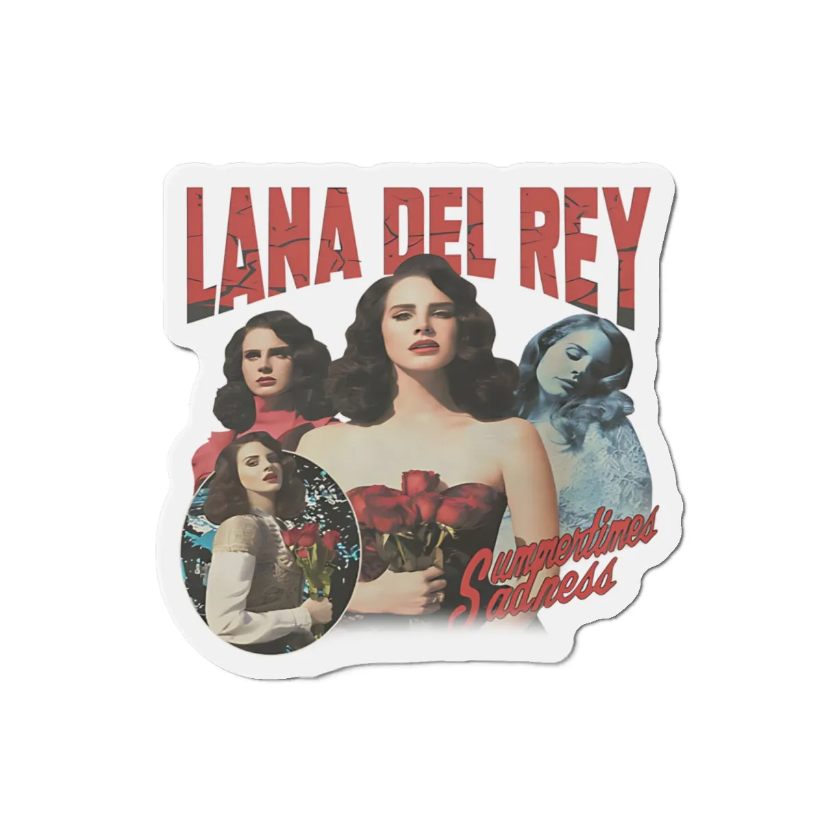 Lana Del Rey Summertime Sadness Die-Cut Magnet