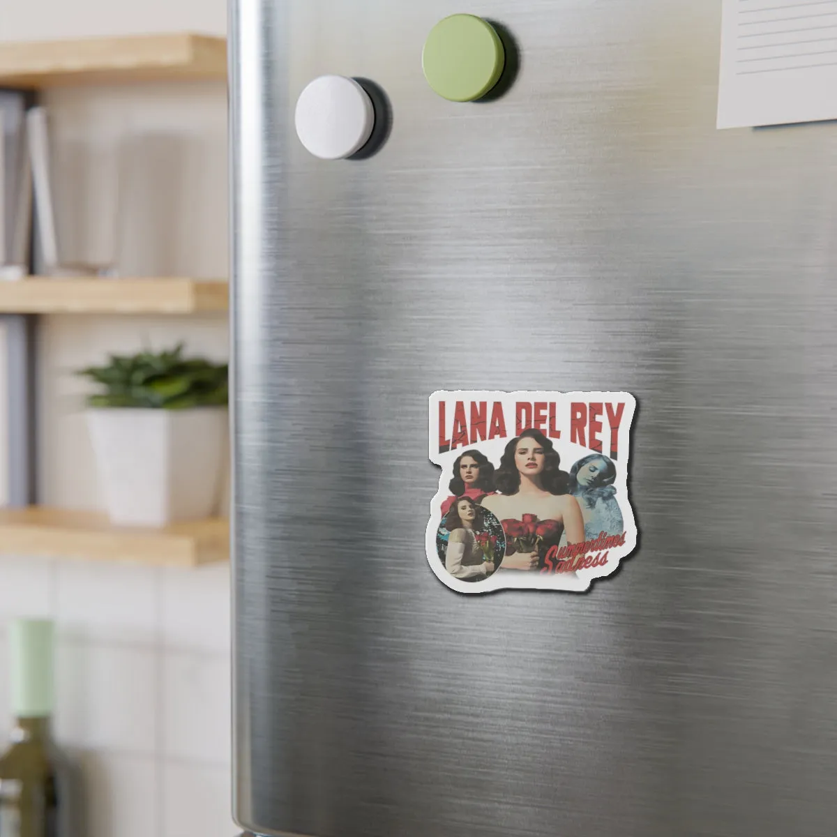 Lana Del Rey Summertime Sadness Die-Cut Magnet