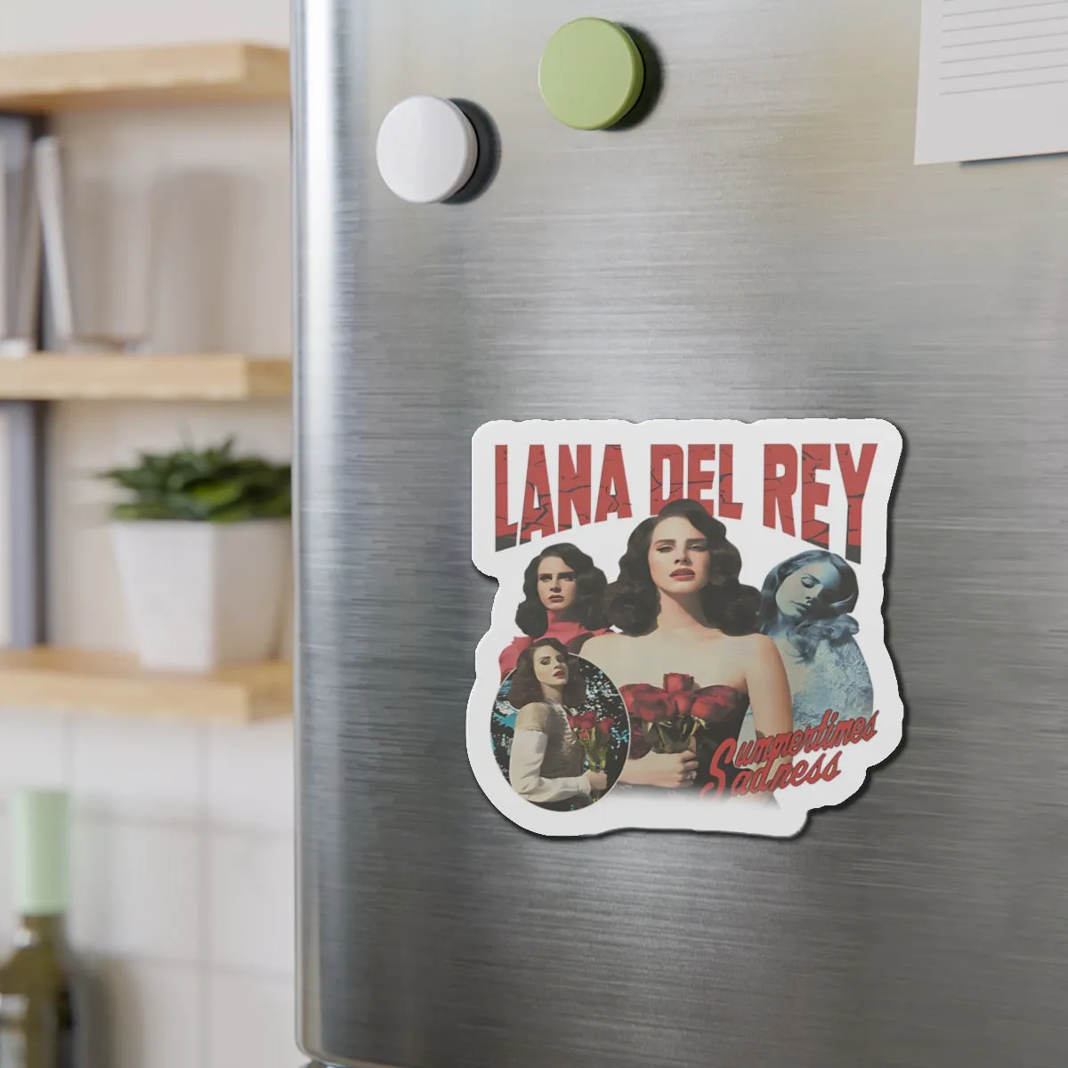 Lana Del Rey Summertime Sadness Die-Cut Magnet