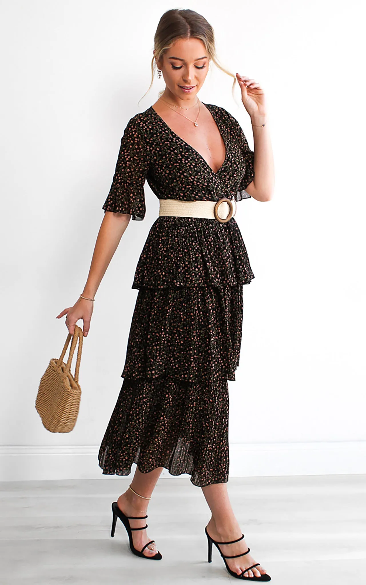 Lilo Dress - Black Floral