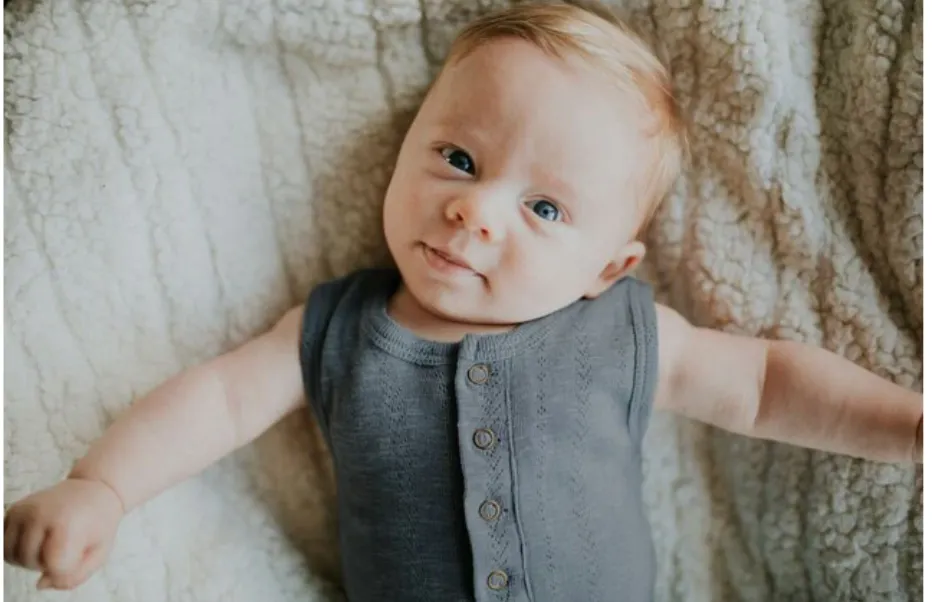 L'ovedbaby Pointelle Sleeveless Romper