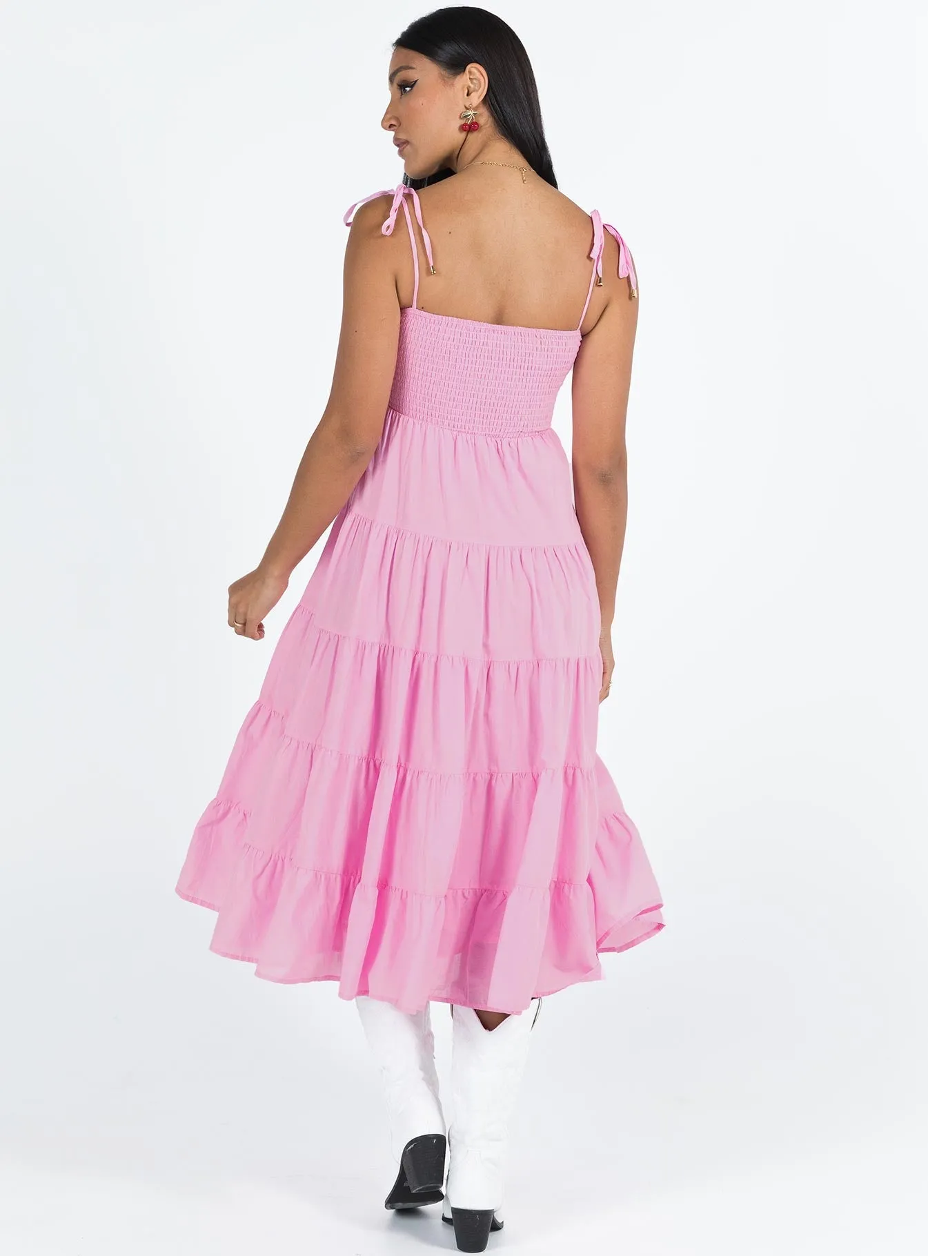 Macer Maxi Dress Pink