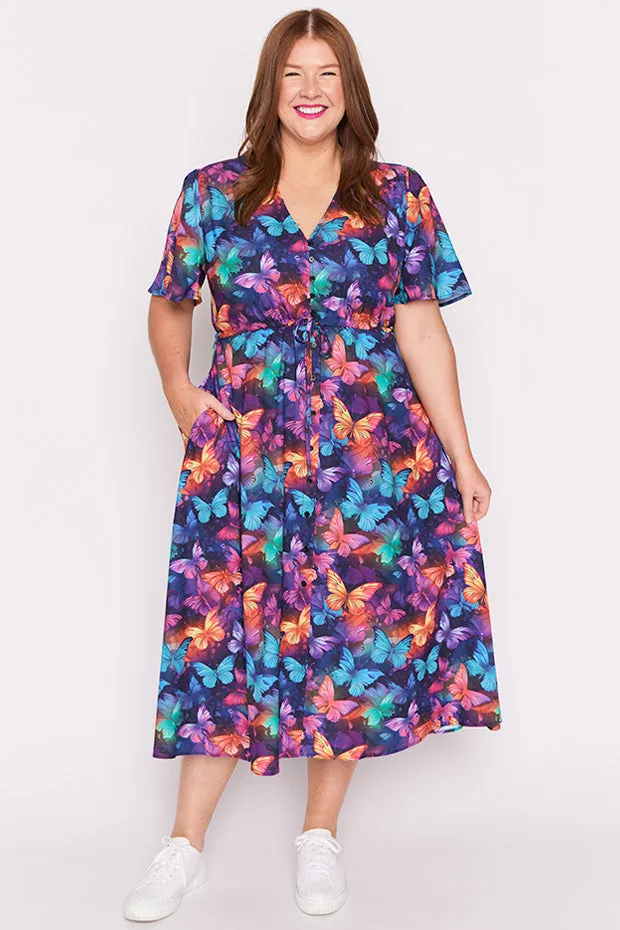 Marley Butterfly Rainbow Dress