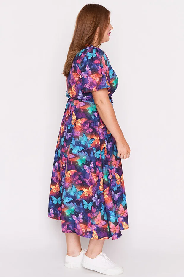 Marley Butterfly Rainbow Dress