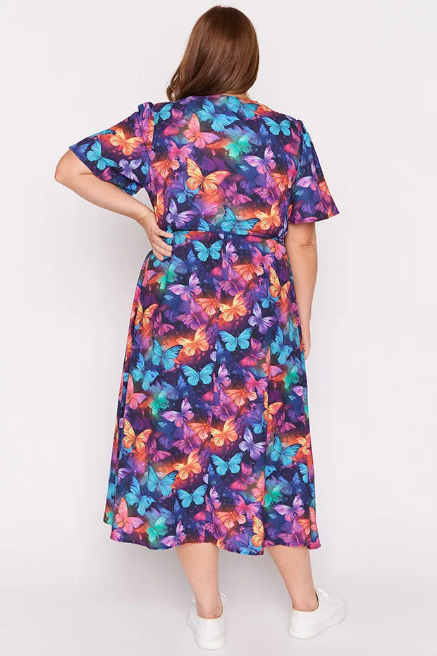Marley Butterfly Rainbow Dress
