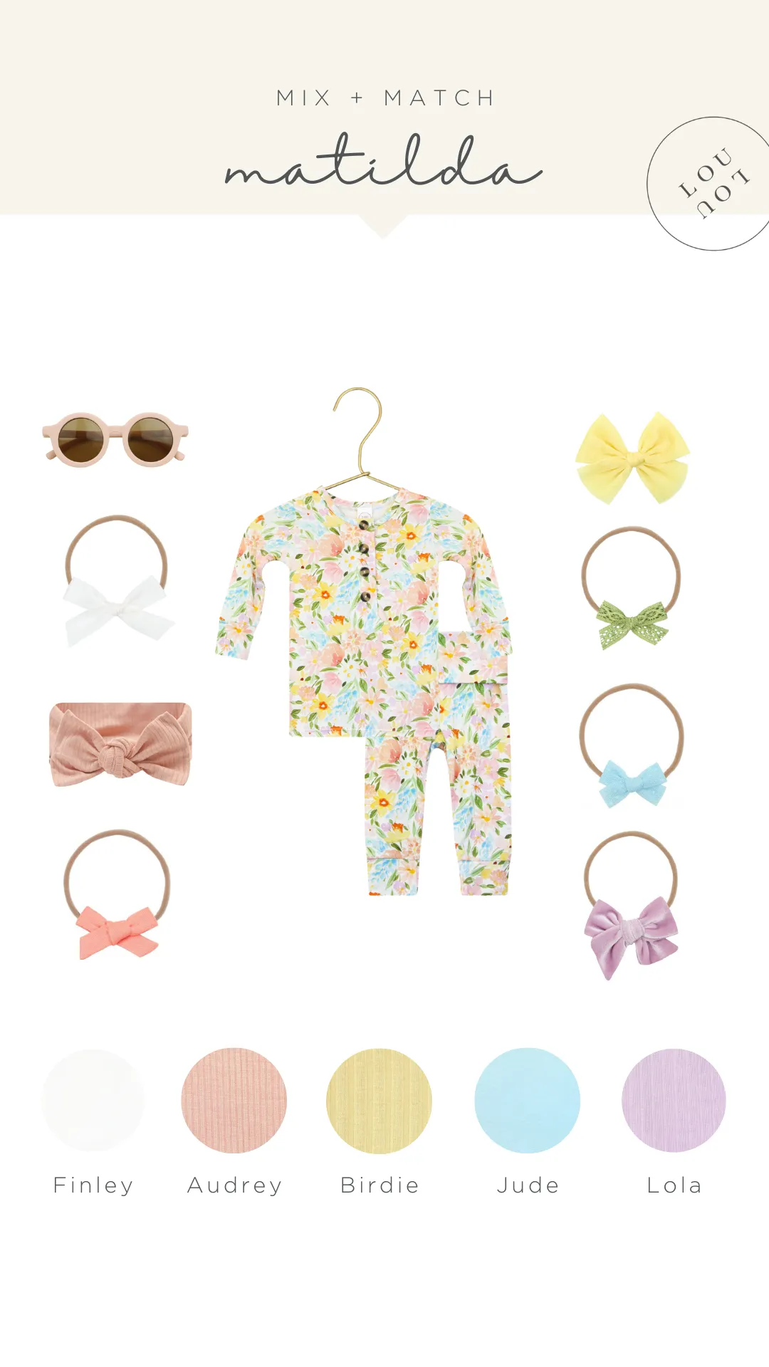 Matilda Newborn Headband Bundle (Gown)