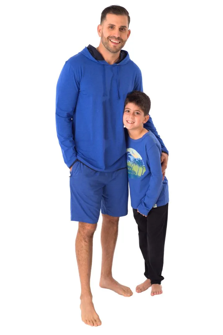 Men's Oasis Pullover Hoodie  |  Baja Blue