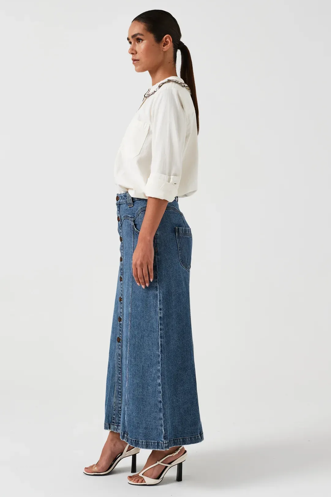 Mia Seamed Skirt in Arizona Vintage