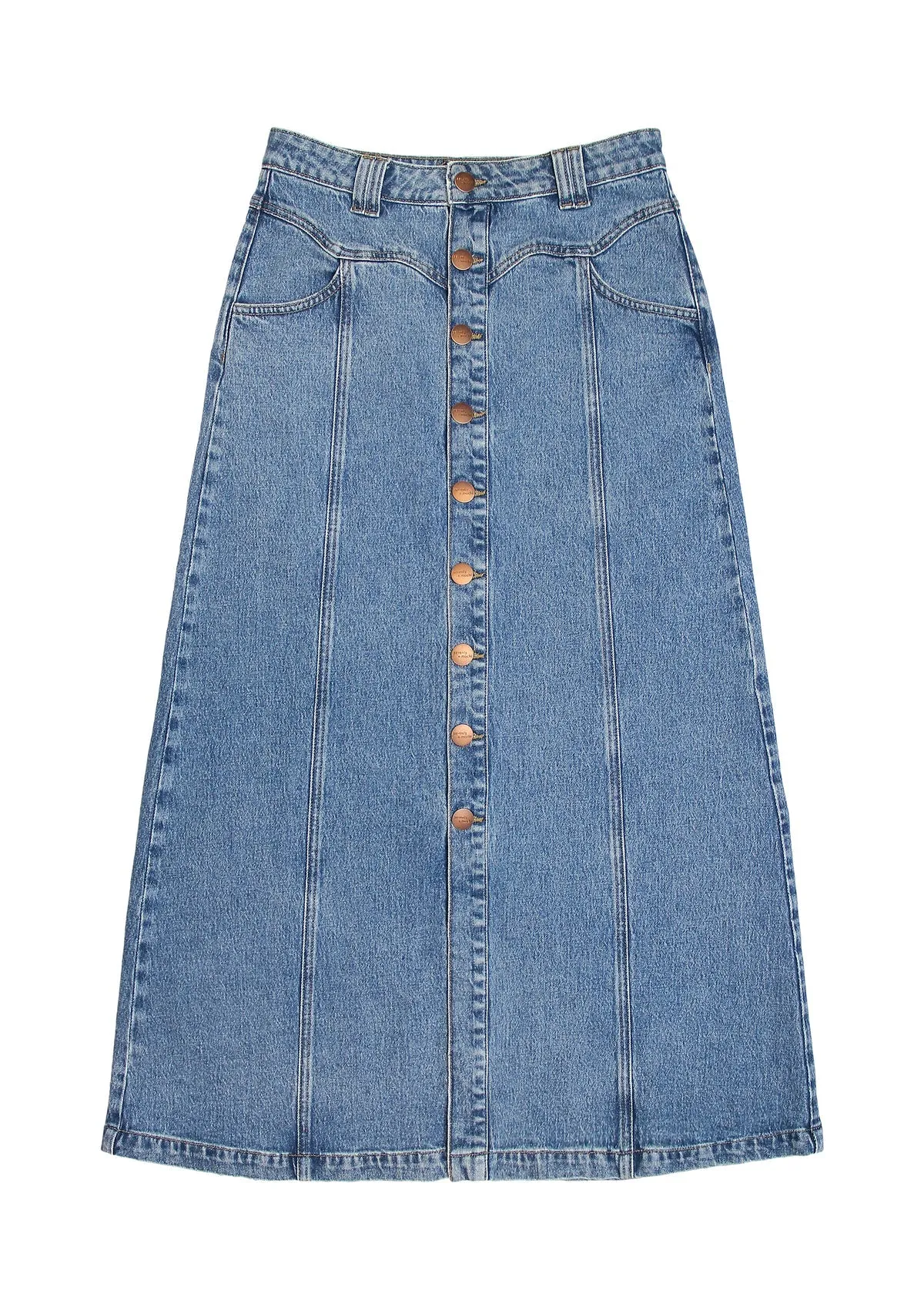 Mia Seamed Skirt in Arizona Vintage
