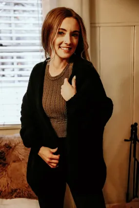 NAPA  VALLEY SWEATER - BLACK