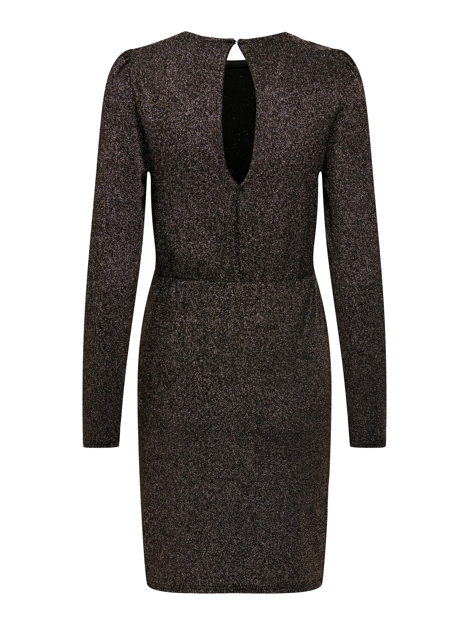 New Rich Glitter Dress - Silver Gold