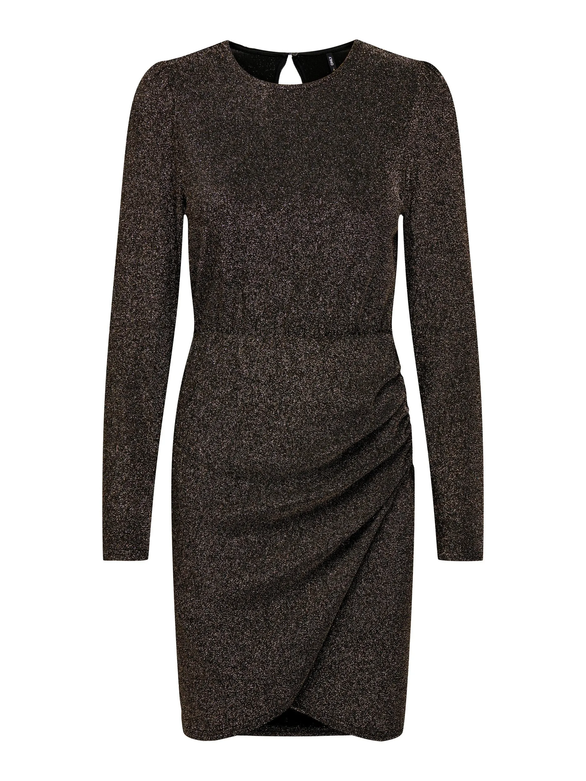 New Rich Glitter Dress - Silver Gold