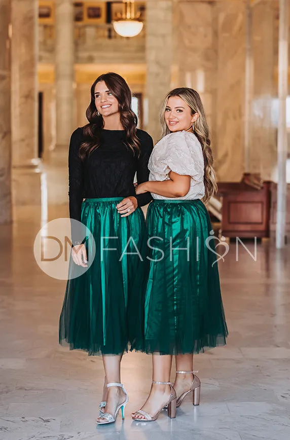 Queen For A Day Emerald Skirt - DM Exclusive